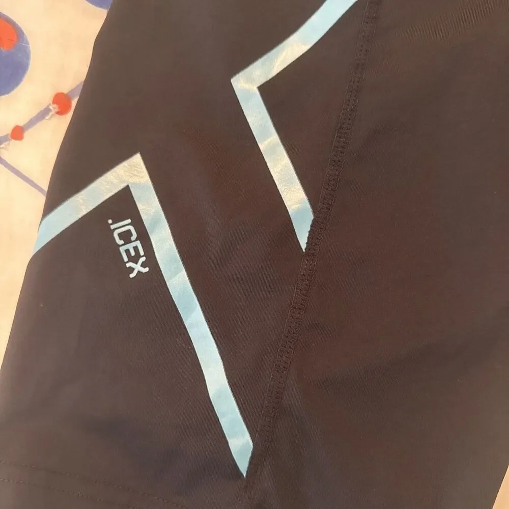 2XU Blue Ice X Compression Training Shorts Women's Small